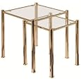 2er-Satz-Tische-Aus-Vergoletem-Stahl-Und-Sicherheitsglas