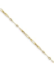 14k Polished Fancy Link Bracelet Length 7.25"