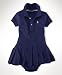 Ralph Lauren Baby Girl Polo Dress French Navy 24 months