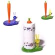 A di Alessi Bunny and Carrot Paper Towel Holder, Blue