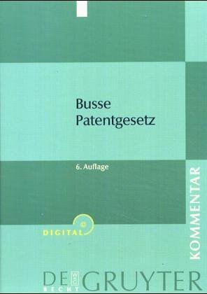 Patentgesetz - Kommentar / CD-ROM - ab Windows 98