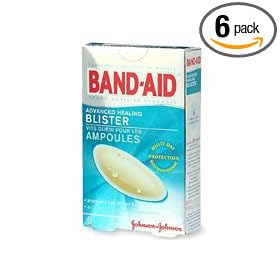 Click here to buy Band-Aid Brand Adhesive Bandages, Advanced Healing Blister Cushions, Multi-Day Protection,... by Band-Aid.