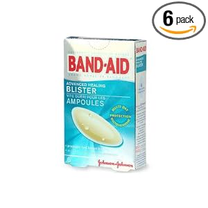 Band-Aid Brand Adhesive Bandages, Advanced Healing Blister Cushions, Multi-Day Protection, 6-Count Boxes (Pack of 6)