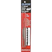 Olson FR43001 Scroll Saw Blade - 15 TPI 0.15 Wide X 0.015 Thick X 3 Long - Stamped Skip Tooth - Pinned End