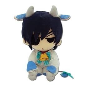  Black Butler Ciel Cow Cosplay Plush