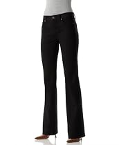 Tommy Hilfiger Hope Stretch Boot Cut Jeans, Super Black Rinse