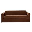 Casual Home Stretch Ribbed 2-pc. Sofa Slipcover - Oar Brown