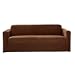 Casual Home Stretch Ribbed 2-pc. Loveseat Slipcover - Oar Brown