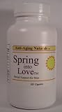 Anti-Aging Naturals: SPRING INTO LOVE(TM) , Sexual Support for Men. Nitric Oxide Substrate for Vasodilation and Much More! 180 capsules.