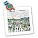 Londons Times Funny Medicine Cartoons - Lipitor Epitath - Quilt Squares
