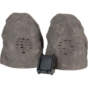 C2G - AUDIO UNLIMITED C2G 2.0 Speaker System - 15 W RMS - Wireless Speaker(s). SPK-ROCK-DUO2 GRANITE WL ROCK SPKR BNDL RECHARGEABLE W/DUAL PWR. 40 Hz - 12 kHz - 150 ft - iPod Supported On Sale