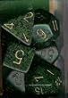 Chessex Dice: Polyhedral 7-Die Speckled Dice Set - Golden Recon (Out of Print - Color No Longer in Production)