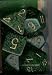 Chessex Dice: Polyhedral 7-Die Speckled Dice Set - Golden Recon (Out of Print - Color No Longer in Production)