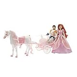 ArielandEric2DollsHorse&CarriageGiftSet