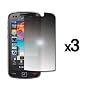3 Pack of Premium Reusable LCD Mirror Screen Protectors for Samsung Rogue U960 [Accessory Export Packaging]