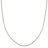 14K Gold Venetian Box Chain 20 Necklace