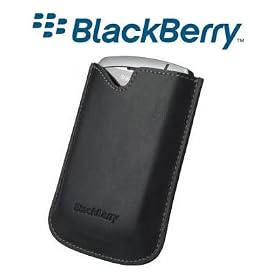 RIM Blackberry OEM Vinyl Pocket Case, Black for Rim Blackberry Curve Series