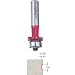 Freud 85-015 1/4-Inch x 1/16-Inch Inlay Router Bit with 1/2-Inch Shank