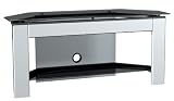 Sonax 44 Wide Plasma/LCD/DLP TV Stand, Silver Finish