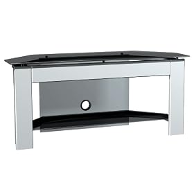 Sonax 44" Wide Plasma/LCD/DLP TV Stand, Silver Finish