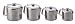 Kitchen Craft 18/8 Stainless Steel Teapot 1.50L