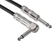 Dayton CGQ-1R 1/4" Guitar Cable 1 ft. Right Angle