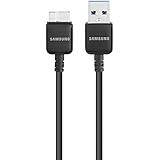 Samsung 5-Feet USB 3.0 Charging Sync Data Cable for Samsung Galaxy S5/Note 3/Tab Pro 12.2/Note Pro 12.2 - Non-Retail Packaging - Black