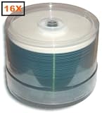 Taiyo Yuden Watershield GLOSSY White Inkjet Hub 16X DVD-Rs 50-Pak
