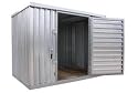 Galvanized Steel Outdoor Storage Shed 9'2"W X 6'1"D X 7'1"H