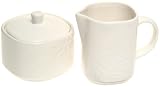 Pfaltzgraff Arborwood White Sugar and Creamer Set