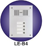 AIPHONE Model LE-B4 4-Call Entrance Station Intercom for LEF (Special Order Product)