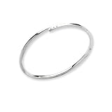 0.03 cttw White Ice(tm) Sterling Silver Diamond Bangle Bracelet