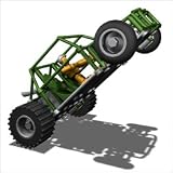 Stikfas Mega Pack Deluxe Action Figure Kit Alpha Male with Dune Buggy