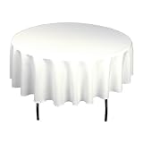 90 Inch Round Polyester Tablecloth