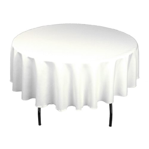 90 Inch Round Polyester Tablecloth