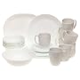 Corelle Livingware 34-Piece Dinnerware Set, Service for 8, Just White