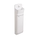 Panasonic アラウーノ 手洗い ラウンドタイプ キャビネット 床給水・床排水 手動水栓[GHA8FC2SSS]