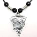 Philadelphia Eagles Leather Necklace w/Beads & Pewter Pendant - NFL Football Fan Shop Sports Team Merchandise