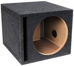 15 Single Bass Box Vented Empty Truck Enclosure-2Pack