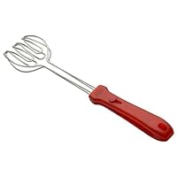 Kuhn Rikon Easy-Lock 14-Inch Salad Tongs, Tomato
