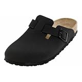 Birkenstock Nashua Black Birkibuc at Birkenstock