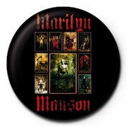 ロック『マリリン・マンソン』缶バッジ