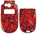 Red Hearts Abstract - Motorola V551 Faceplate Cell Phone Cover