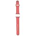 FanTEK Soft Silicone Sport Style Replacement iwatch Strap for Apple Wrist Watch 38mm Models - Small/Medium - Pink