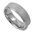 316L Stainless Steel laser-cut ring - Width: 8mm (Sizes 9-13)stone - Width: 7mm (Sizes 8-12)