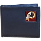 NFL Bifold Leather Wallet in Tin - Washington Redskins