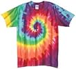 Vintage Retro Swirl Cool Adult Tie Dye T-shirt Tee Shirt