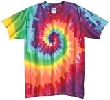 Vintage Retro Swirl Cool Adult Tie Dye T-shirt Tee Shirt