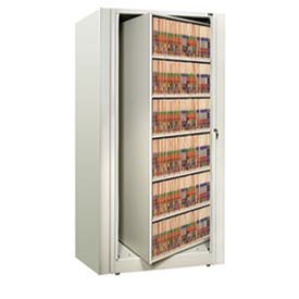 Rotary File Cabinet Starter Bone White