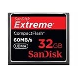 SanDisk Extreme 32 GB 60 MB/s Compact Flash Memory Card